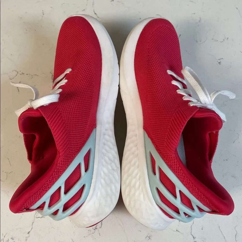 Kizik Athens Hands Free Slip On Watermelon Mesh Running Shoes Women Size 9